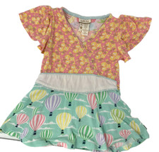 Matilda Jane Girls 2 2T Hello Lovely Flying Higher Balloon Print Tunic Top