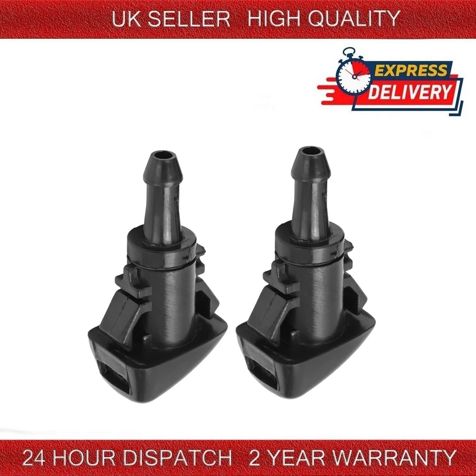 2X WINDSCREEN WASHER JET NOZZLE FOR HYUNDAI i20 i30 TUCSON KIA OPTIMA SOUL VENGA