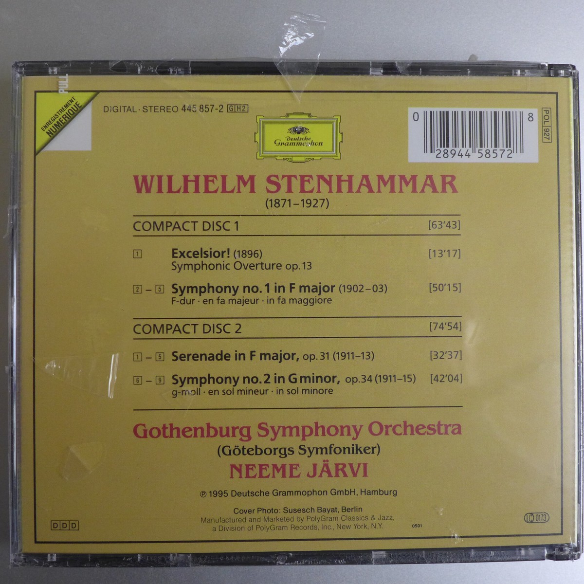 Wilhelm Stenhammar: Symphonies Nos. 1 & 2; Serenade