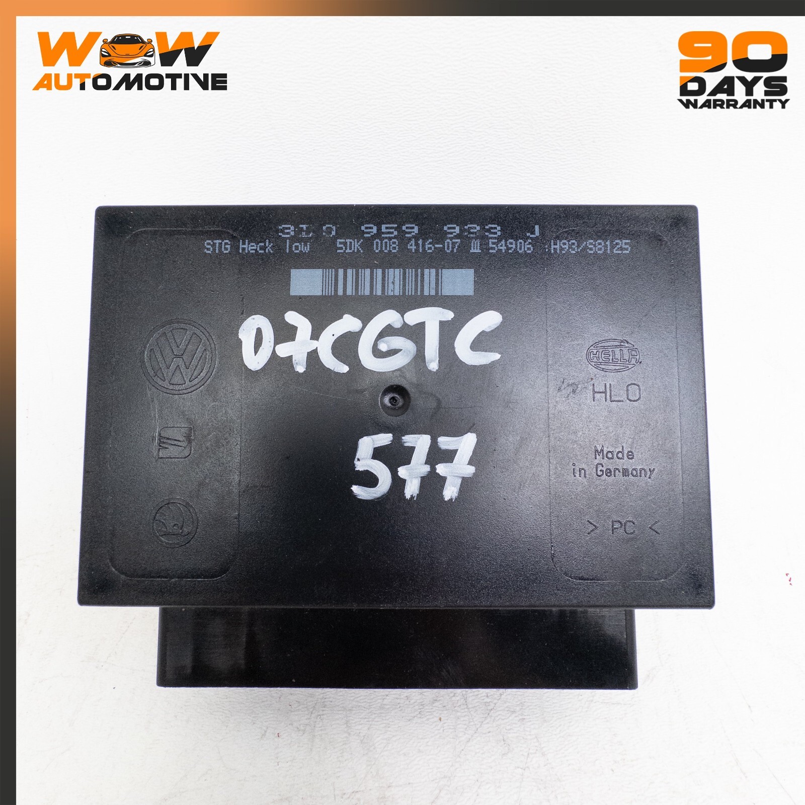 04-13 BENTLEY CONTINENTAL GT GTC COMFORT BODY COMPUTER CONTROL MODULE BCM OEM