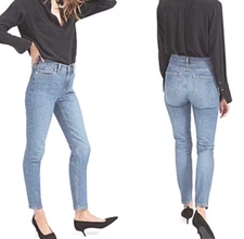 EVERLANE HIGH WAIST STRAIGHT High-Rise Ankle Jeans 25
