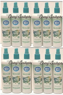 Lot Of 12 White Rain Advanced Formula Extra Hold Unscented Hair Spray 7 oz 