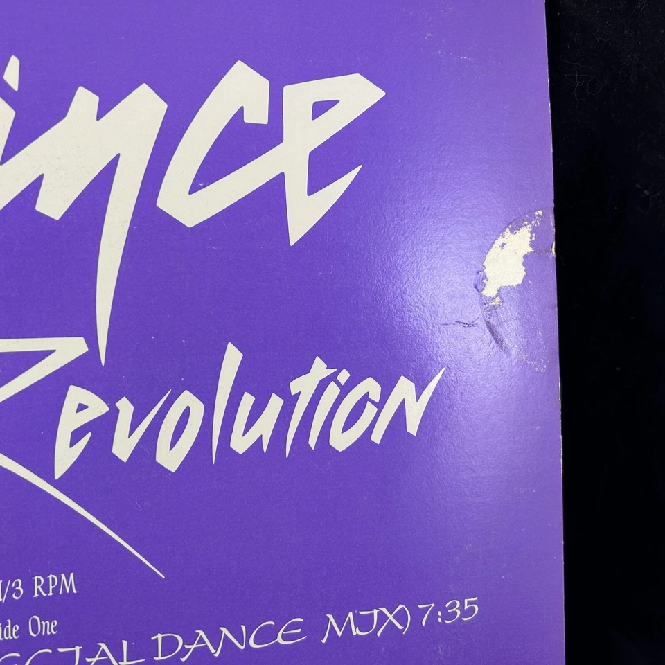 1984 PRINCE AND THE REVOLUTION LET'S GO CRAZY 33-1/3 VINYL LP SINGLE PROMO RARE - Image 3 of 4