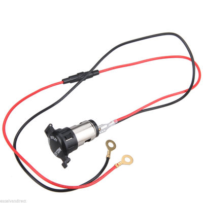 Motorcycle12V/120W Auto Vehicle Motorbike Boat Cigarette Lighter Charger  Socket