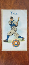 c1910s S22 Murad Cigarettes tobacco silk YALE UNIVERSITY Baseball Batter