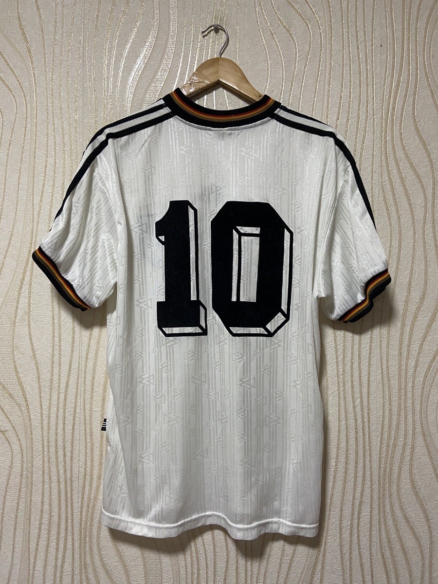 GERMANY 1996 1998 HOME FOOTBALL SHIRT SOCCER JERSEY ADIDAS sz L