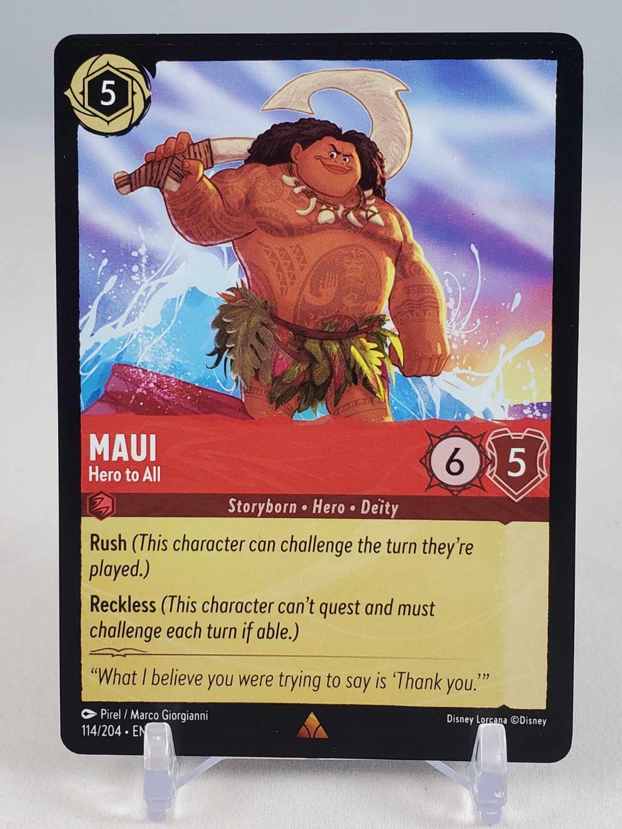 Maui - Hero to All - Disney Lorcana - The First Chapter