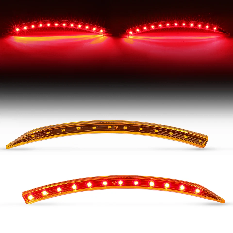 Front Fender LED Marker Lights For Can-Am Ryker 600&900 19-23 Spyder F3 RT 19-21 - Image 3 of 4