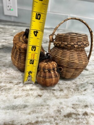 CDL Hand Stitched Mini Basket ベージュ CDL Hand Stitched Mini