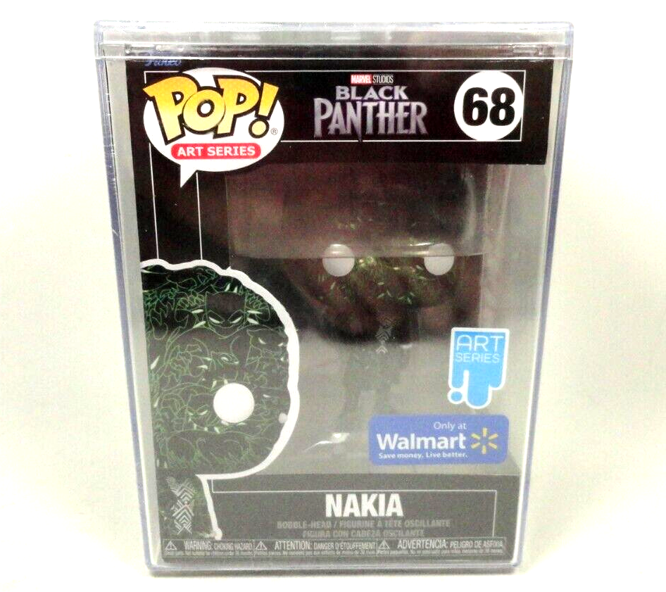 限定FUNKO POP! ブラックパンサー  ナキア　アートシリーズ限定版 Pop! Artist Series Black Panther with Pop! Protector