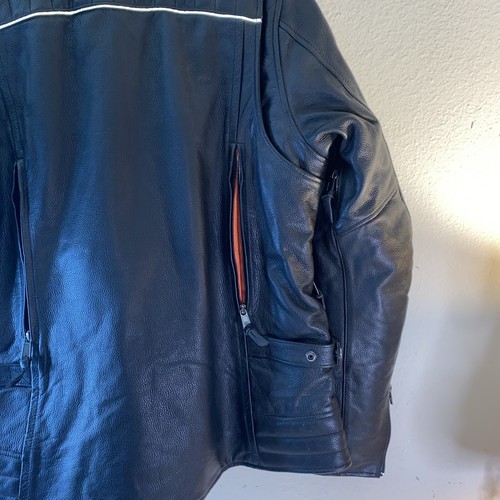 Harley-Davidson® Women's Leather Jacket Vanocker Waterproof XL Tall 98004-20VL - Picture 9 of 15
