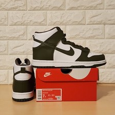 Nike Dunk High GS Size 7Y / Womens 8.5 White Cargo Khaki DB2179-105