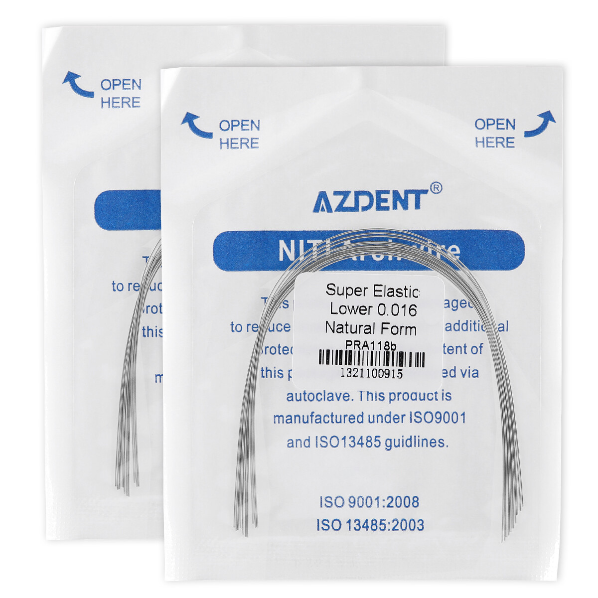 Arco NiTi Superelastico: Forma Naturale Rotonda (10 Unità - Foto 5