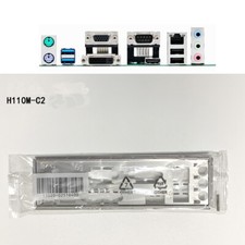 Original For Asus H110M-C2 Shield IO I/O Rear Baffle Backplate Motherboard