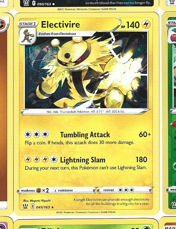 ELECTIVIRE - 45/163 - Pokemon Sword & Shield - Battle Styles