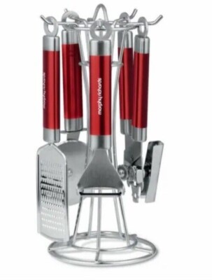 Morphy Richards 46811 4-teiliges Küchenutensilien Gadget-Set rot