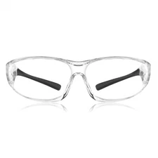 PrimeX Wrap Around Lenses Safety Glasses Anti-Scratch, Anti Fog (1 Pair)