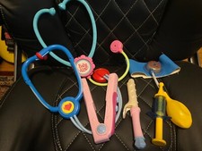 Toy Stethoscopes Blood Pressure Cuff Needle Curling Iron Straightener