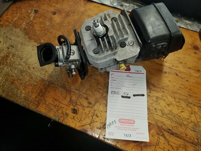 EFCO 156 cylinder, piston ass. w/ muffler and carb GOOD compression NO scoring