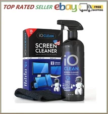 Screen Cleaner Spray (16oz) – Best Large Kit for LCD LED Matte TVs, Smartphones
