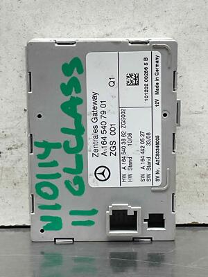 2011 Mercedes GL350 OEM Central Gateway Computer Control Module 1645407901 10 12