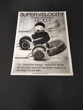 1976 PIEZO DYNAMIC HEADPHONES DSR-9 DSR-8 DSR-7 VINTAGE AD