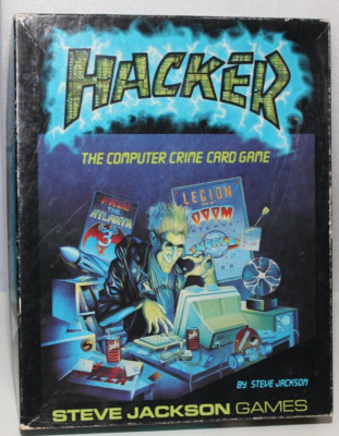 HACKER THE COMPUTER CRIME CARD GAME COMPLETE IN BOX STEVE JACKSON GAMES 1313