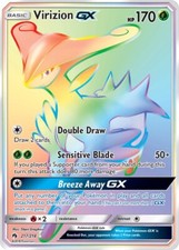 Virizion GX - 217/214 - Lost Thunder Rainbow Rare - NM - Pokemon - Read Desc. on eBay
