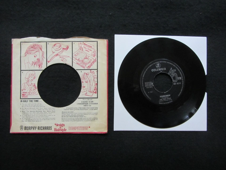 Pink Floyd 7” See Emily play (1967 UK Columbia DB8214) PSYCH PLAY TESTED EX/VG - Image 4 of 4