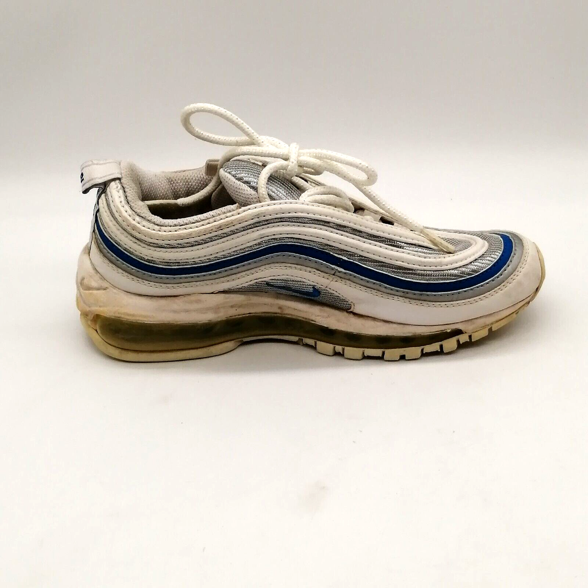 raigs vintage store　ES-333 Nike Girls Sneaker Air Max White Blue Lace Up Walking Shoe