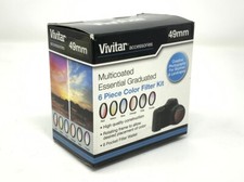 Vivitar 49mm Multicoated Essential Graduated 6 Piece Color Filter Kit w/ Wallet