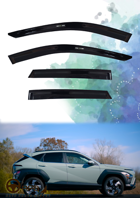 4 Stuks Instaplijsten Roestvrij Staal voor Hyundai Kona N Line