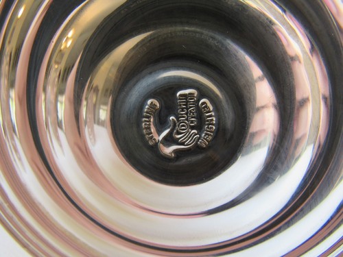Duchin Sterling Silver Weighted Candlestick Holder Set w/Etched Glass Hurricane - Picture 7 of 12