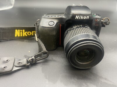 Nikon N50 AF 35mm SLR Film Camera & 35-80mm Lens - UNTESTED
