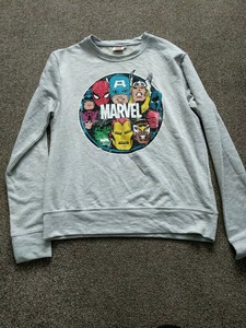 grey marvel sweatshirt