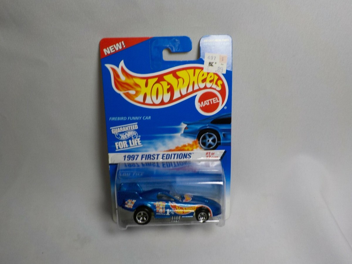 1996 HOT WHEELS FIREBIRD FUNNY CAR COLLECTOR #509 1997 FIRST