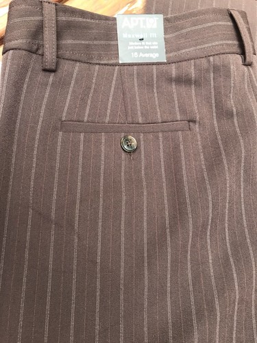 Apt 9 Maxwell Fit Brown Striped Flat 