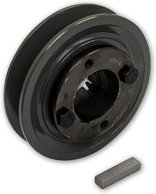 #ad CAST IRON ELECTRIC MOTOR PULLEY SHEAVE 4.45quot; 1 SINGLE GROOVE FOR B BX 5L BELT $1097.20