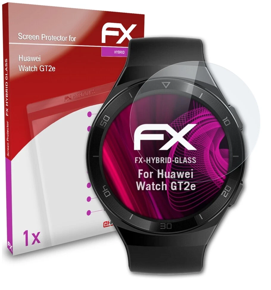 atFoliX Glass Protector for Huawei Watch GT2e 9H Hybrid Glass eBay