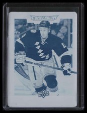 2017-18 Upper Deck Compendium Printing Plate Cyan 472 Kevin Hayes 1/1