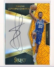 2016 Select Signatures Orange Prizm /60 Timothe Luwawu-Cabarrot Rookie Auto RC