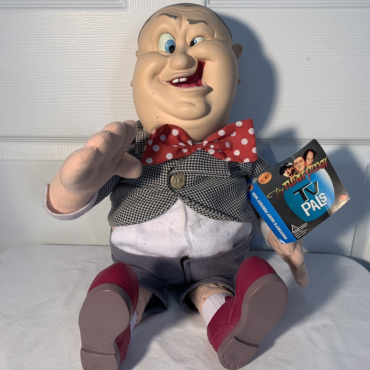 1996 Spumco Three Stooges Dolls - Moe, Larry and Curly Full