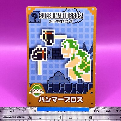 Hammer Bro Super Mario Bros Trading Card Nintendo Top TCG Japanese