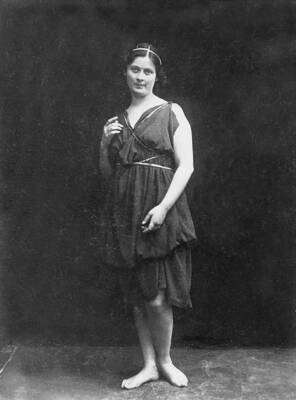Famous American Ballet Dancer Ballerina Isadora Duncan c1900 11 Old Photo