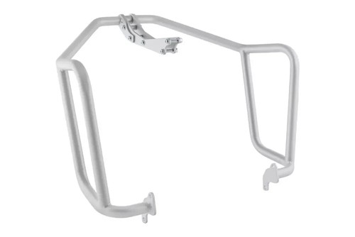 HONDA XL 750V TRANSALP 750 ENGINE CRASH BARS BAR GUARD SET SIDE PROTECTOR silver - Zdjęcie 2 z 10