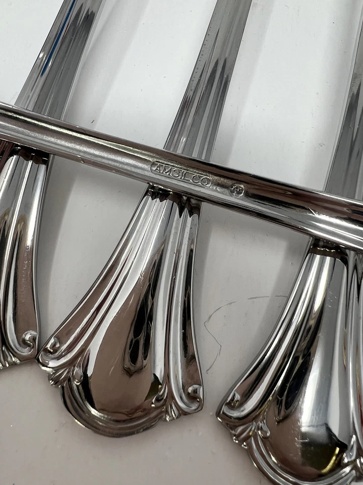 4 World Tableware Amsilco Resplendence? Dinner Forks 7 5/8" - Image 2 of 2