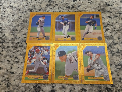 (6) Lot of 1997 TOPPS GALLERY BASEBALL PLAYER'S PRIVATE ISSUE CARDS SEE PICS.