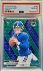 2025 Mosaic Jaxson Dart Rookie Card #362 GREEN Prizm 💎PSA 10💎 RC Giants