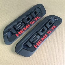 2x Oem Heavy Duty Emblem Left Right Hood Badge Fits Ram 1500 Ram1500 Black Red 2x Oem Heavy Duty Emblem Left Right Hood Badge Fits Ram 1500 Ram1500 Black Red