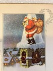 2 Vintage Christmas Santa Postcards Early 1900s — photo 4